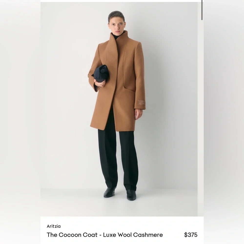 Aritzia Wilfred Cocoon Coat - Picture 2 of 12